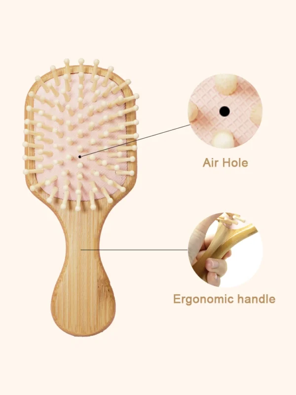 Wooden Hair Brush: Professional Air Cushion Comb for Scalp and Hair Care - Image 4