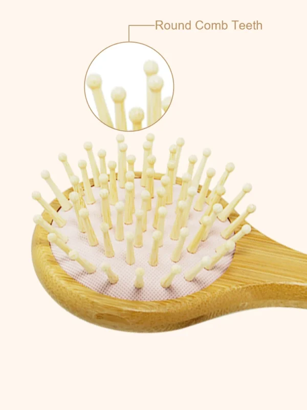 Wooden Hair Brush: Professional Air Cushion Comb for Scalp and Hair Care - Image 2