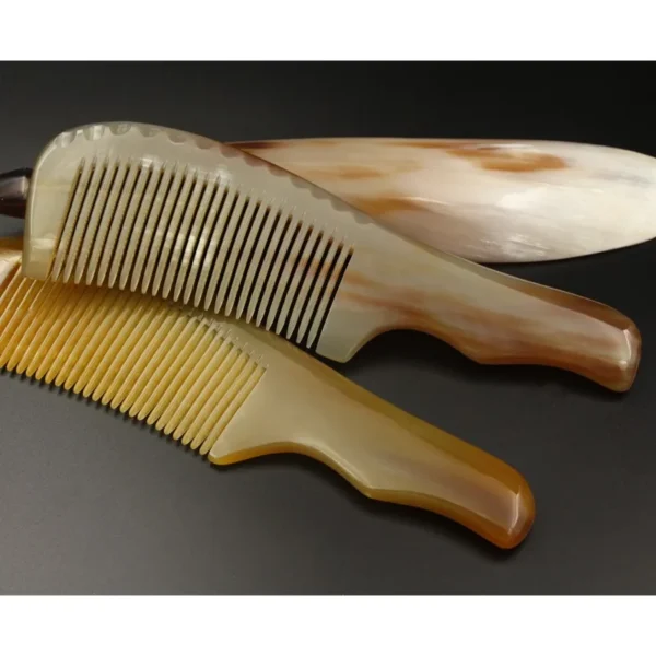 Wooden hair brush for girls, anti-static, Gua Sha massage, natural care