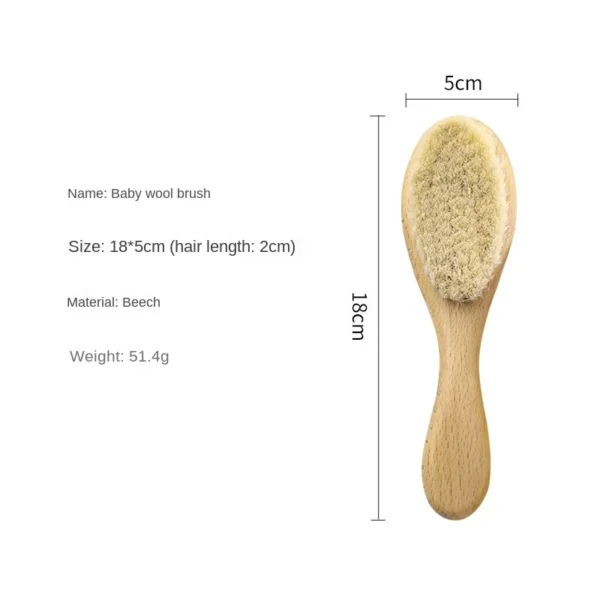 Wooden Hair Brush Bamboo Massage Comb Anti-Static Reduce Hair Loss - Image 5