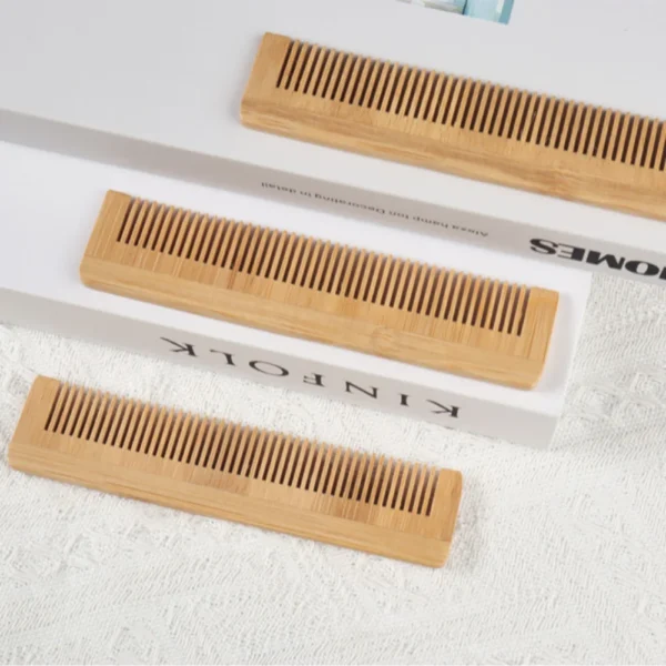 Wooden Bamboo Massage Hair Comb Natural Anti-Static Hair Care Tool - Image 4