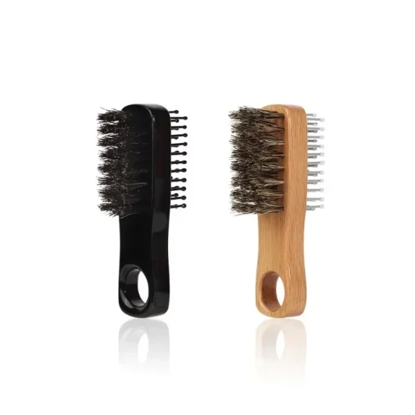 Wooden Hair Brush Double-Sided Beard Styling Comb For Men Professional - Image 6