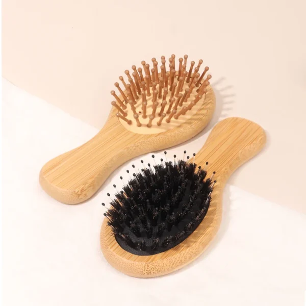 Wooden Hair Brush Anti-Static Air Cushion Reduce Hair Loss Effectively
