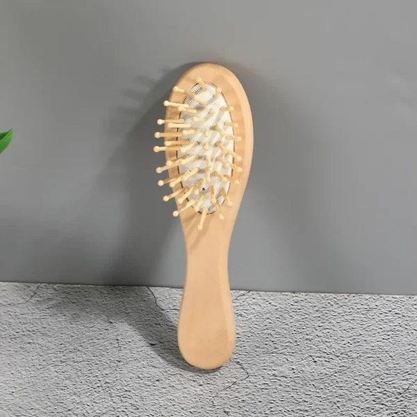 Wooden Hair Brush - Bamboo Comb For Scalp Care & Healthy Hair - Image 5