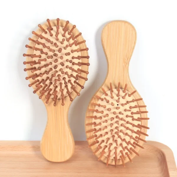 Wooden Hair Brush Massage Anti-Static Detangling Reduce Hair Loss Styling