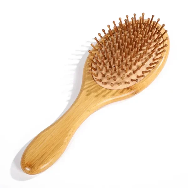 Wooden Hair Brush: Natural Bamboo Comb for Scalp Massage - Image 5