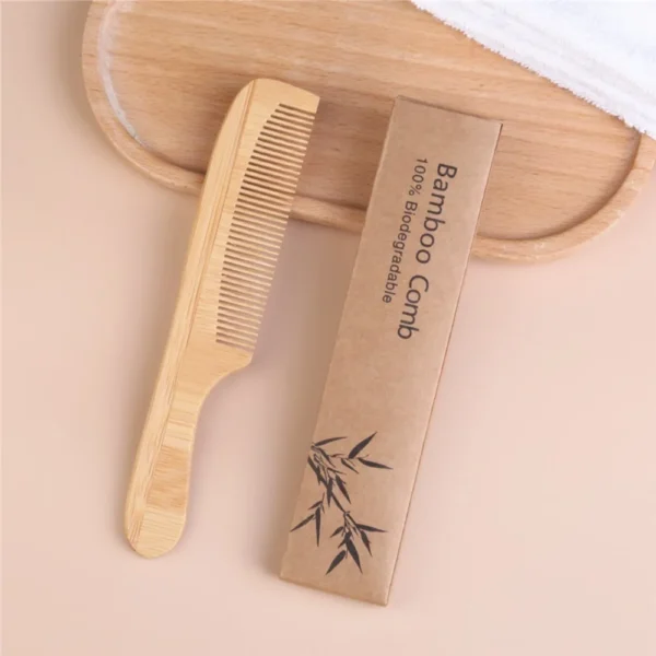 Wooden Bamboo Massage Hair Comb Natural Anti-Static Hair Care Tool