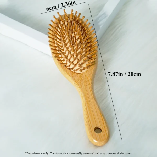 Wooden Hair Brush: Personalized Carved Air Cushion Comb for Gifts