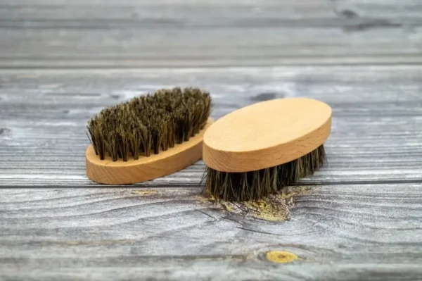 Wooden Hair Brush: Natural Boar Bristle Beard and Mustache Comb - Image 10