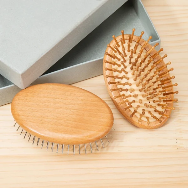 Wooden Hair Brush: Professional Bamboo Paddle Comb for Hair Care - Image 6