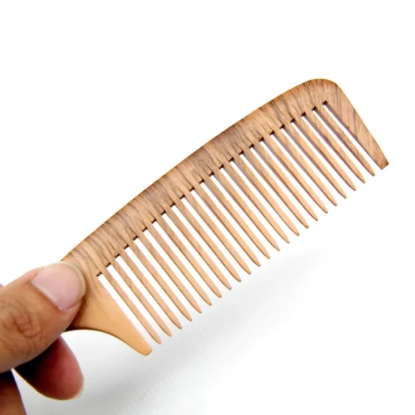 Wooden Hair Brush Anti-Tangling Scalp Massage Bamboo Wood Comb - Image 3