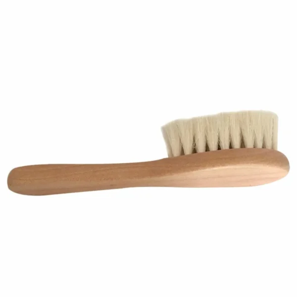 Wooden Hair Brush Baby Comb Newborn Massage Soft Wool Bristles Gentle Care - Image 3